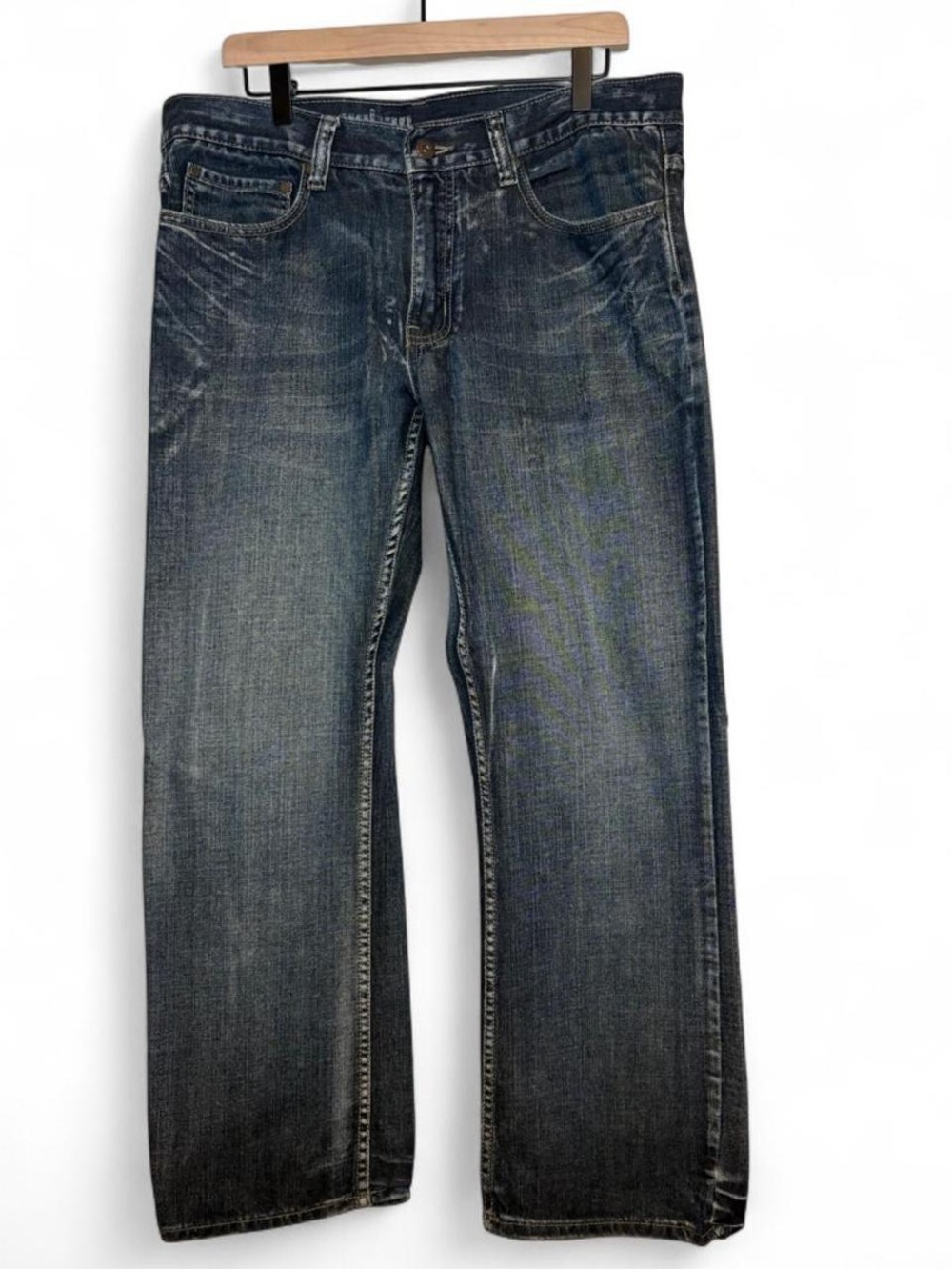 Urban Pipeline Y2K 2000s-Style Straight Leg Slim Medium Wash Denim Jeans